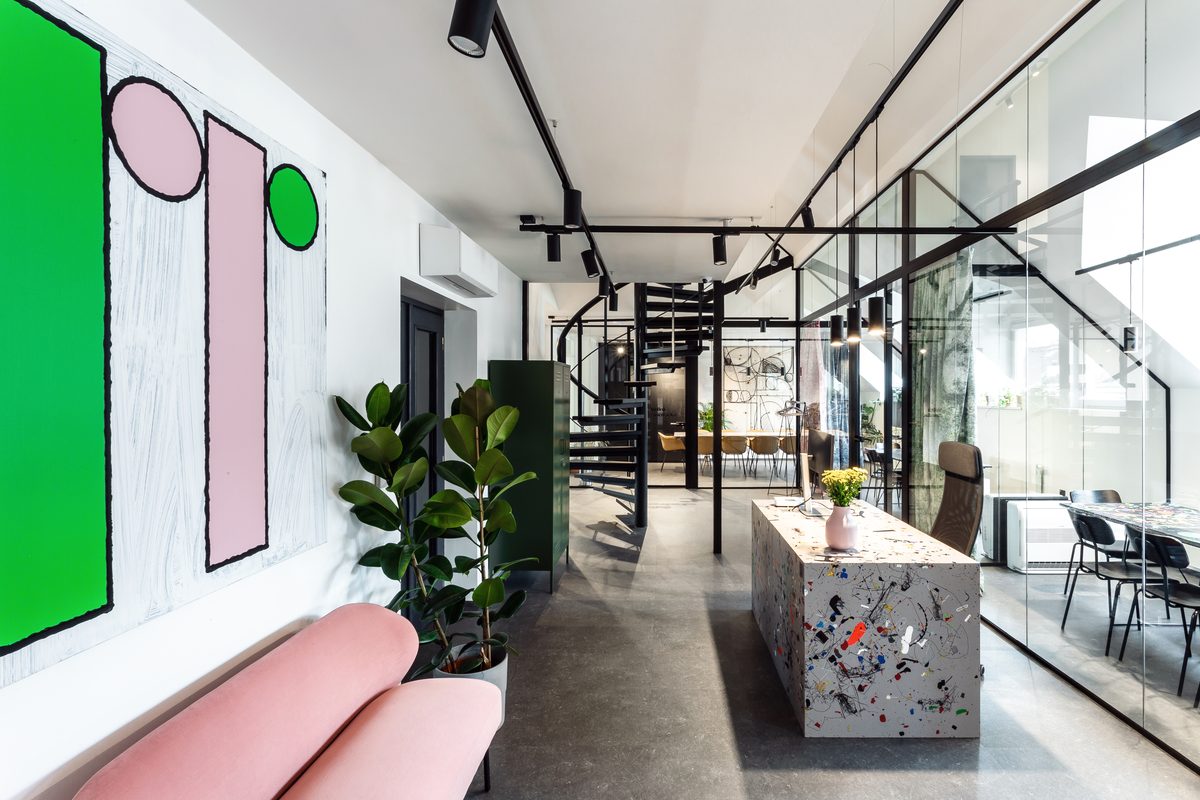 The studio in Prague